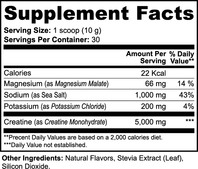 Extra Time Hydration with Creatine (Unflavored)